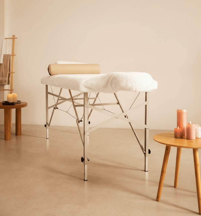 Ambiente elegante de clínica estética
